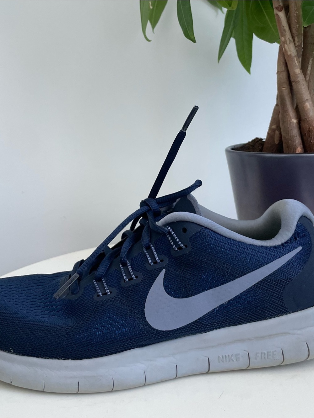 Women Size 9 Nike Free RN Running Shoes Blue Gray
